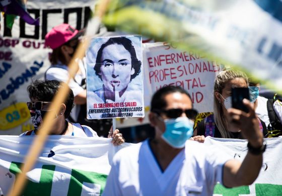 Enfermeros y enfermeras: 'Larreta nos desprecia'
