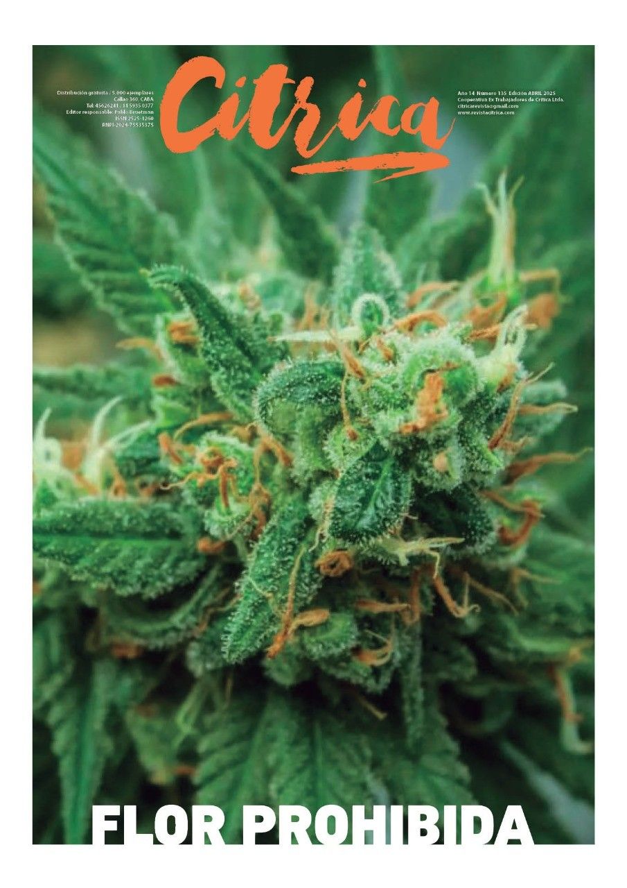 La edición impresa de abril 2025 de CÃtrica, centrada en el cannabis.