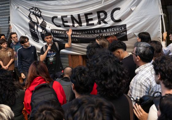 Estudiantes de la ENERC toman la escuela contra el nuevo régimen docente del INCAA